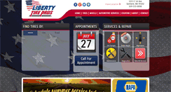 Desktop Screenshot of libertytire.biz