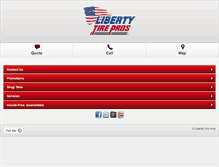 Tablet Screenshot of libertytire.biz